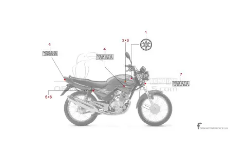 Yamaha YBR125E 2021 - Rojo