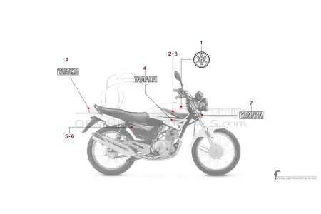 Yamaha YBR125E 2021 - Blanco