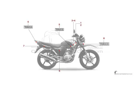 Yamaha YBR125G 2017 - Blue
