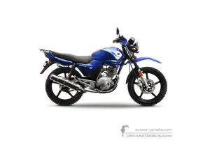 Adesivi per Yamaha YBR125G 2018 - Blu • Yamaha Adesivi OEM