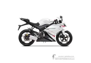 Autocollants pour Yamaha YZF R125 2011 - Blanc • Yamaha Autocollants OEM