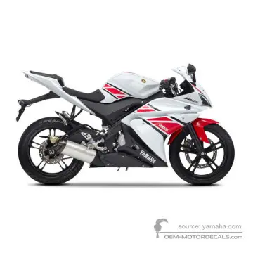 Yamaha YZF R125 2012 - Biały - Bluish White Cocktail 1