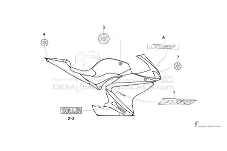 Yamaha YZF R125 2014 - Gris