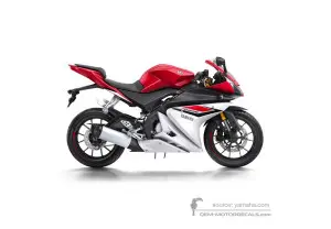 Autocollants pour Yamaha YZF R125 2015 - Rouge • Yamaha Autocollants OEM