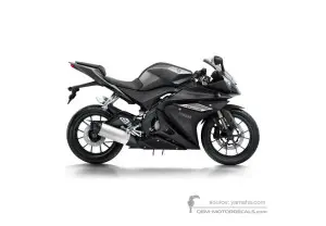 Adesivi per Yamaha YZF R125 2016 - Grigio • Yamaha Adesivi OEM