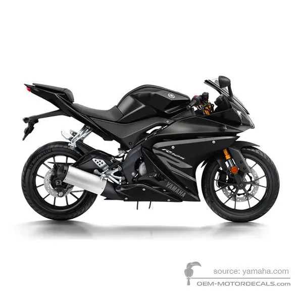 Yamaha YZF R125 2017 - Szary - Mat Dark Gray Metallic 6