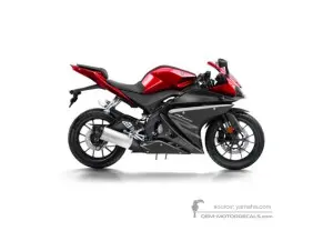 Aufkleber für Yamaha YZF R125 2018 - Rot • Yamaha OEM-Aufkleber