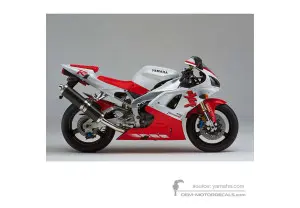 Adesivi per Yamaha YZF R1 1998 - Bianco • Yamaha Adesivi OEM