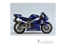 Autocollants pour Yamaha YZF R1 1998 - Bleu • Yamaha Autocollants OEM