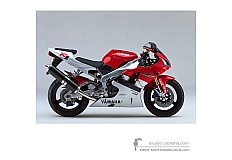 Adesivi per Yamaha YZF R1 1999 - Rosso • Yamaha Adesivi OEM