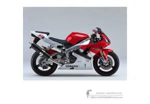 Aufkleber für Yamaha YZF R1 1999 - Rot • Yamaha OEM-Aufkleber