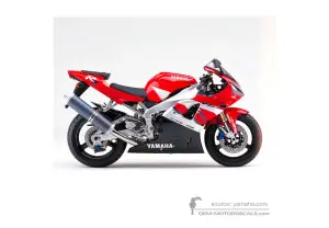 Adesivi per Yamaha YZF R1 2000 - Rosso • Yamaha Adesivi OEM