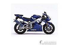 Naklejki do Yamaha YZF R1 2001 - Niebieski • Yamaha Naklejki OEM