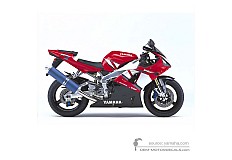 Decals for Yamaha YZF R1 2001 - Red • Yamaha OEM Decals
