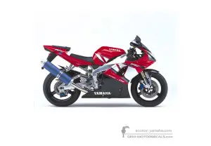 Autocollants pour Yamaha YZF R1 2001 - Rouge • Yamaha Autocollants OEM