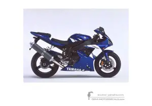 Aufkleber für Yamaha YZF R1 2002 - Blau • Yamaha OEM-Aufkleber