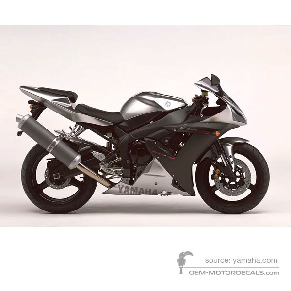 Aufkleber für Yamaha YZF R1 2003 - Silber • Yamaha OEM-Aufkleber