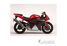 Pegatinas para Yamaha YZF R1 2003 - Rojo • Yamaha Pegatinas OEM