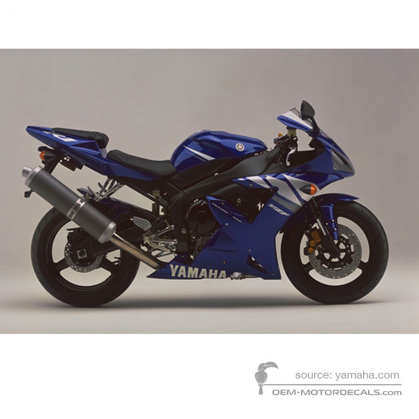 Adesivi per Yamaha YZF R1 2003 - Blu • Yamaha Adesivi OEM