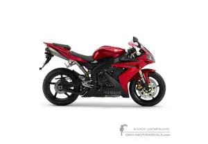 Adesivi per Yamaha YZF R1 2004 - Rosso • Yamaha Adesivi OEM