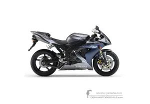 Naklejki do Yamaha YZF R1 2005 - Srebrny • Yamaha Naklejki OEM