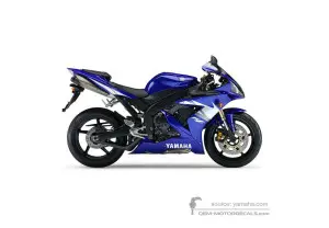 Stickers voor Yamaha YZF R1 2005 - Blauw • Yamaha OEM Stickers