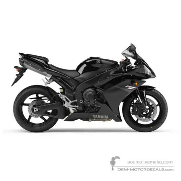 Yamaha YZF R1 2007 - Zwart - Black Metallic X