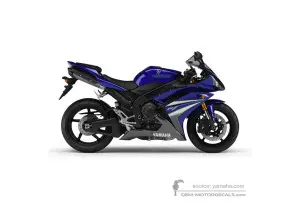 Pegatinas para Yamaha YZF R1 2007 - Azul • Yamaha Pegatinas OEM
