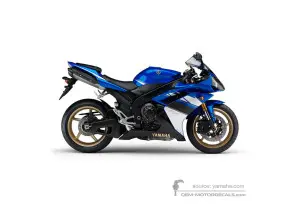 Aufkleber für Yamaha YZF R1 2008 - Blau • Yamaha OEM-Aufkleber