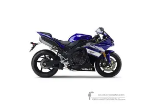 Aufkleber für Yamaha YZF R1 2011 - Blau • Yamaha OEM-Aufkleber
