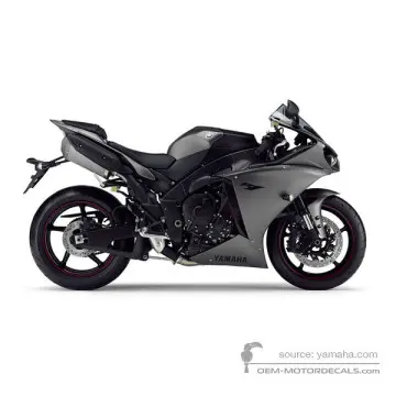 Yamaha YZF R1 2012 - Szary - Mat Gray Metallic 3
