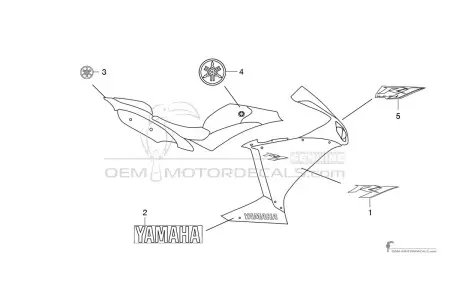 Yamaha YZF R1 2012 - Weiss