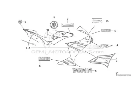 Yamaha YZF R1 2012 Anniversary - Blanco