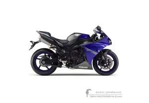 Aufkleber für Yamaha YZF R1 2013 - Blau • Yamaha OEM-Aufkleber
