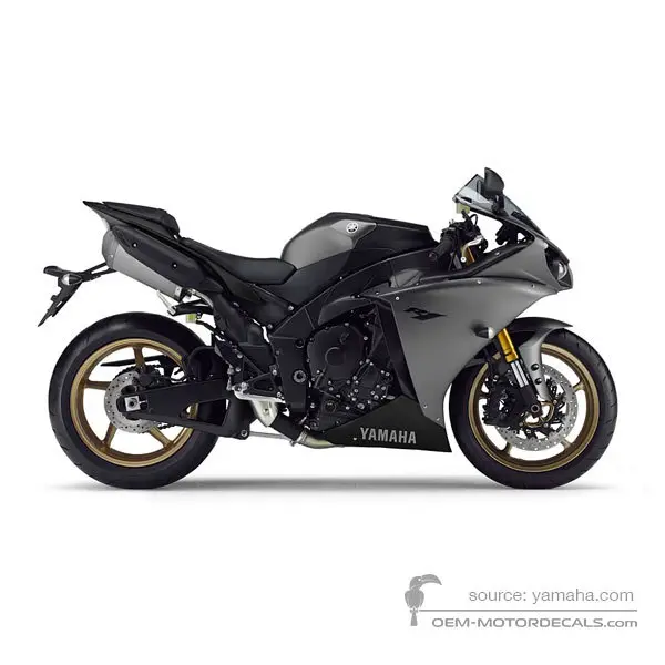 Yamaha YZF R1 2014 - Grau - Mat Gray Metallic 3