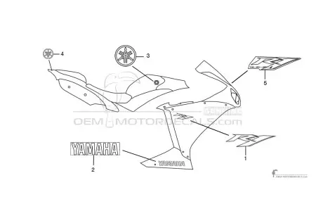Yamaha YZF R1 2014 - Grau