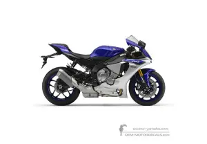 Autocollants pour Yamaha YZF R1 2015 - Bleu • Yamaha Autocollants OEM