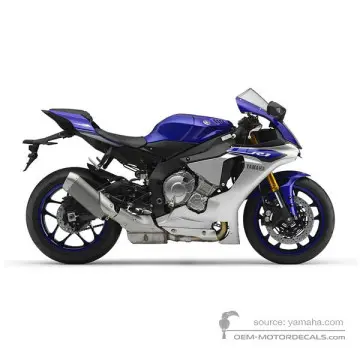 Yamaha YZF R1 2015 - Niebieski - Deep Purplish Blue Metallic C