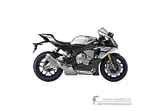 Autocollants pour Yamaha YZF R1M 2016 - Argent • Yamaha Autocollants OEM