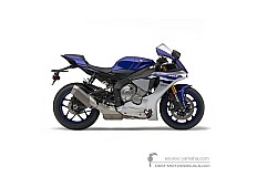 Aufkleber für Yamaha YZF R1 2016 - Blau • Yamaha OEM-Aufkleber