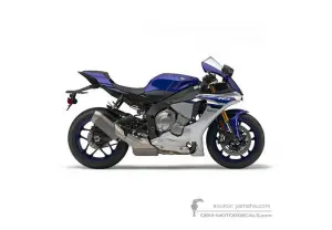 Aufkleber für Yamaha YZF R1 2016 - Blau • Yamaha OEM-Aufkleber