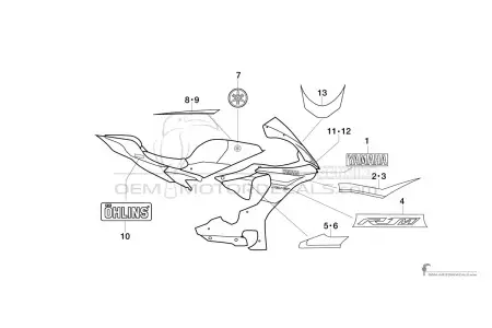Yamaha YZF R1M 2016 - Argent