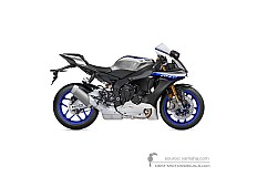 Aufkleber für Yamaha YZF R1M 2017 - Silber • Yamaha OEM-Aufkleber
