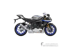 Decals for Yamaha YZF R1M 2017 - Silver • Yamaha OEM Decals
