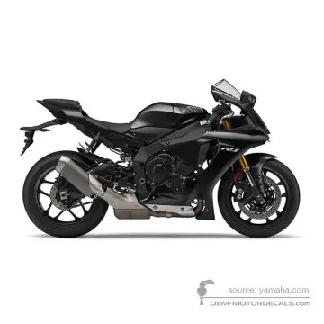 Yamaha YZF R1 2019 - Gris - Mat Dark Gray Metallic 6