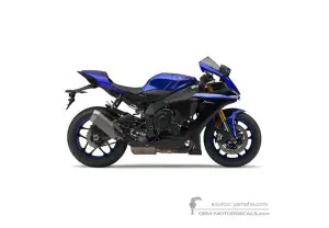 Aufkleber für Yamaha YZF R1 2019 - Blau • Yamaha OEM-Aufkleber