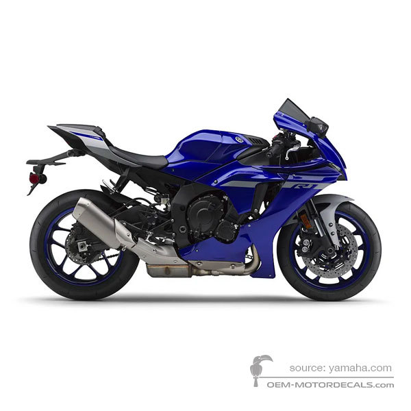 Naklejki do Yamaha YZF R1 2020 - Niebieski • Yamaha Naklejki OEM