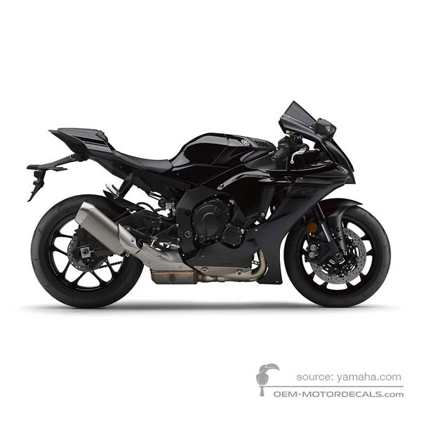 Decals for Yamaha YZF R1 2020 - Black • Yamaha OEM Decals