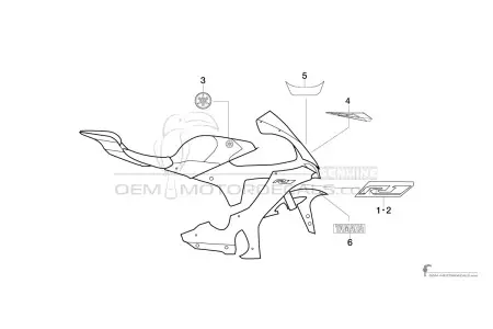 Yamaha YZF R1 2023 - Blu