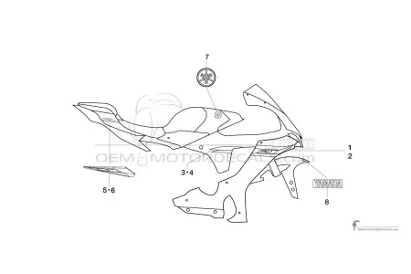 Yamaha YZF R1 2024 - Blau